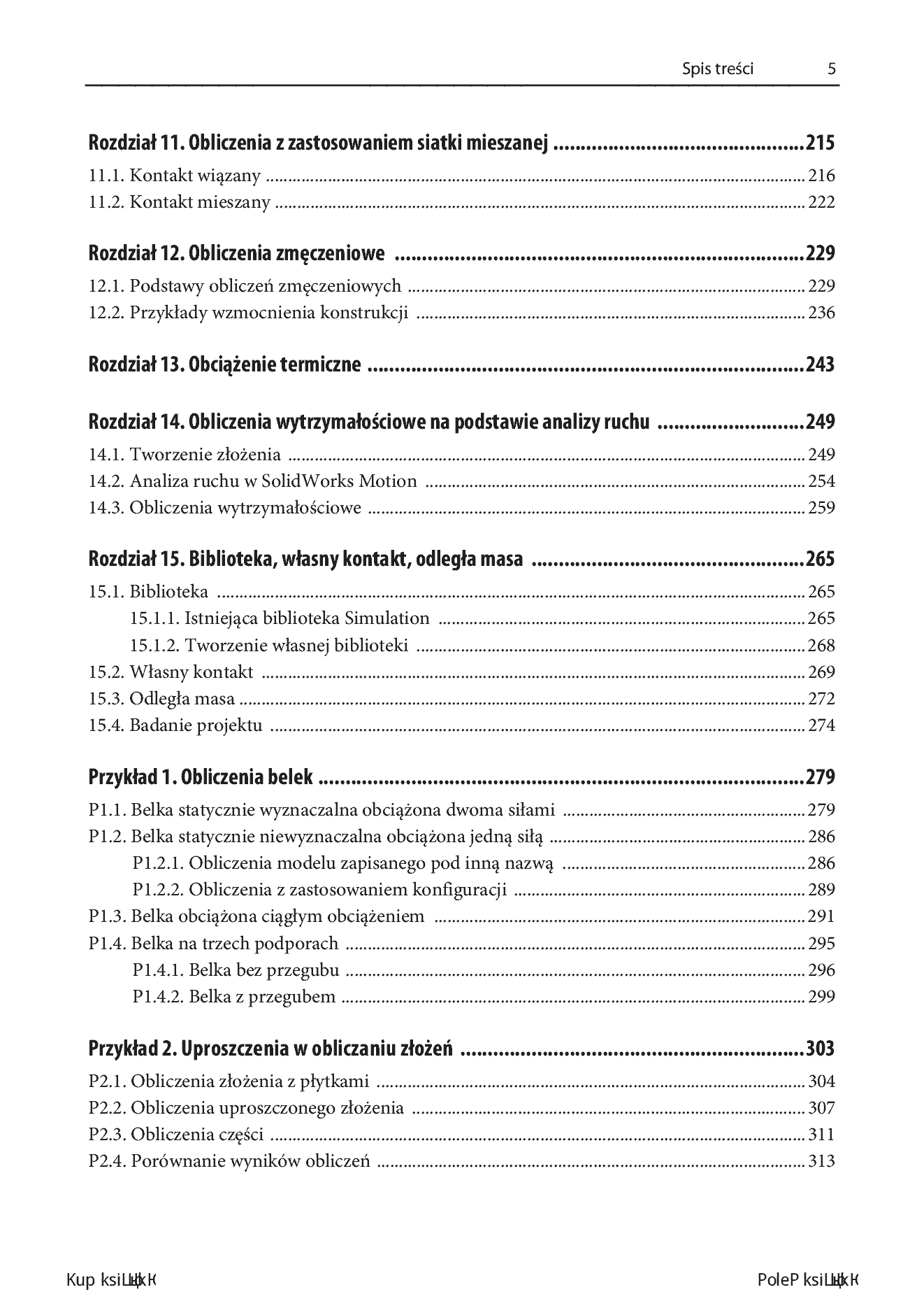 Fragment „SolidWorks Simulation 2020. Statyczna analiza wytrzymałościowa” — strona 5 z 30