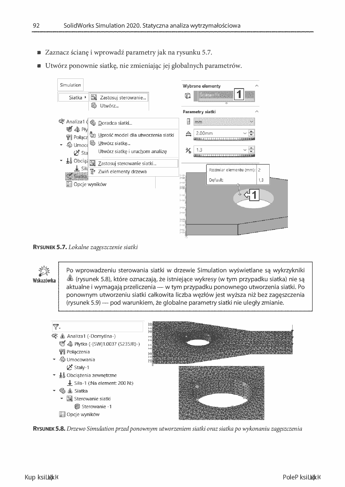 Fragment „SolidWorks Simulation 2020. Statyczna analiza wytrzymałościowa” — strona 10 z 30