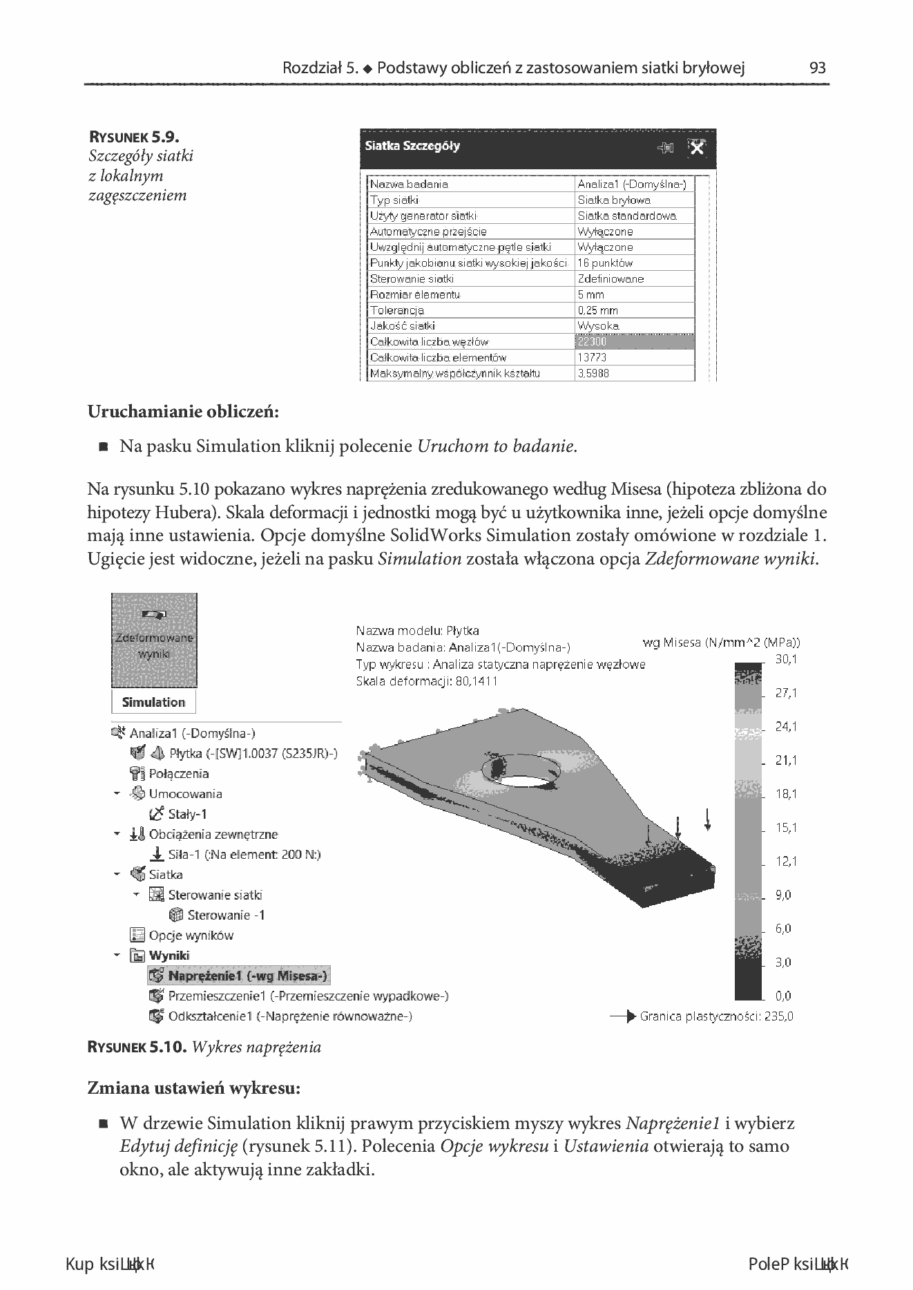 Fragment „SolidWorks Simulation 2020. Statyczna analiza wytrzymałościowa” — strona 11 z 30