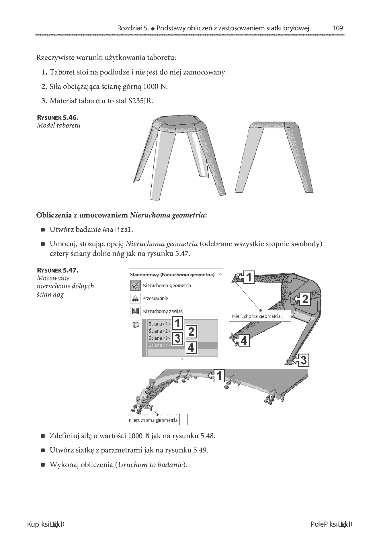 Fragment „SolidWorks Simulation 2020. Statyczna analiza wytrzymałościowa” — strona 27 z 30