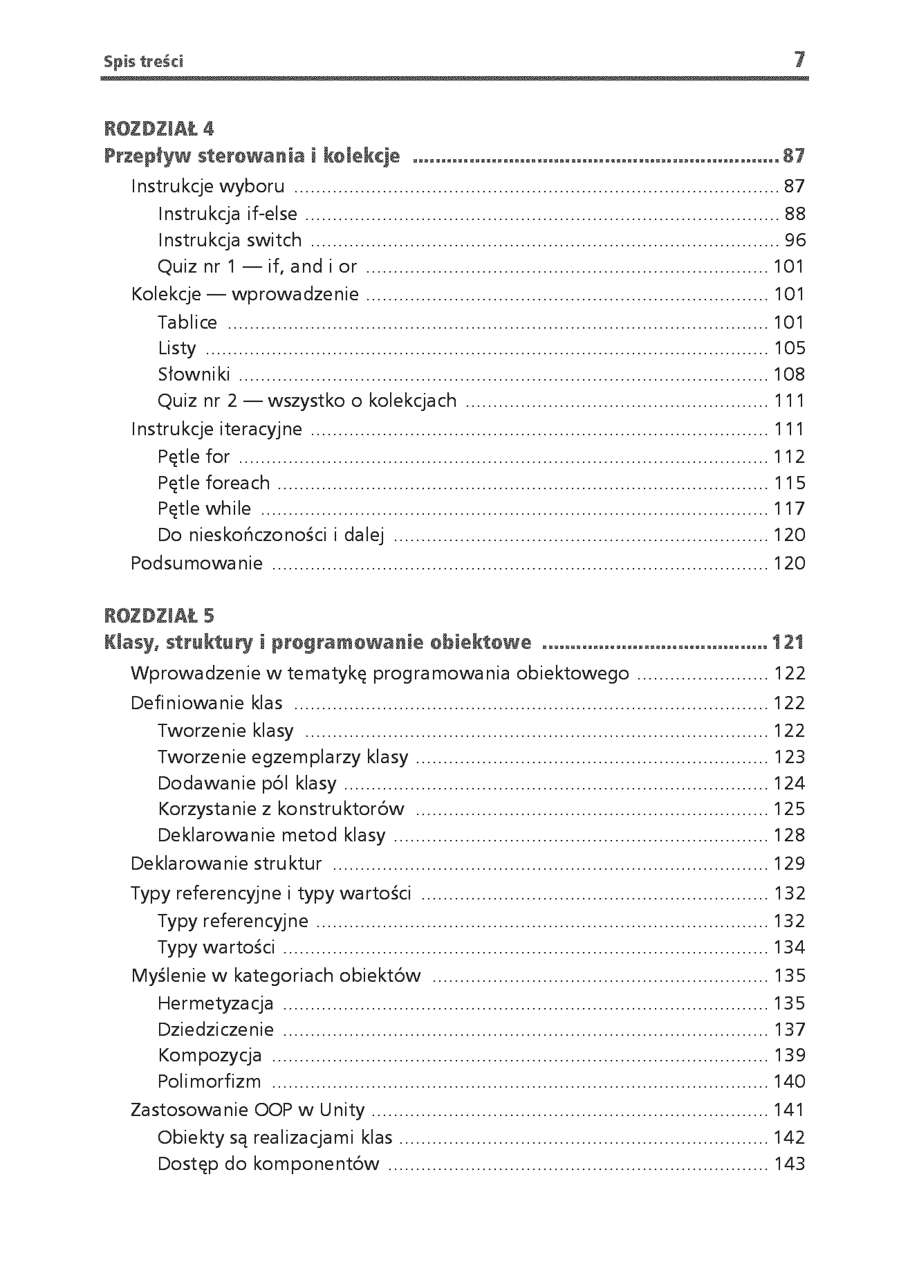 Fragment „Stwórz grę w Unity, a nauczysz się programowania w C#! Pisanie kodu, które sprawia radość. Wydanie VIII” — strona 5 z 30