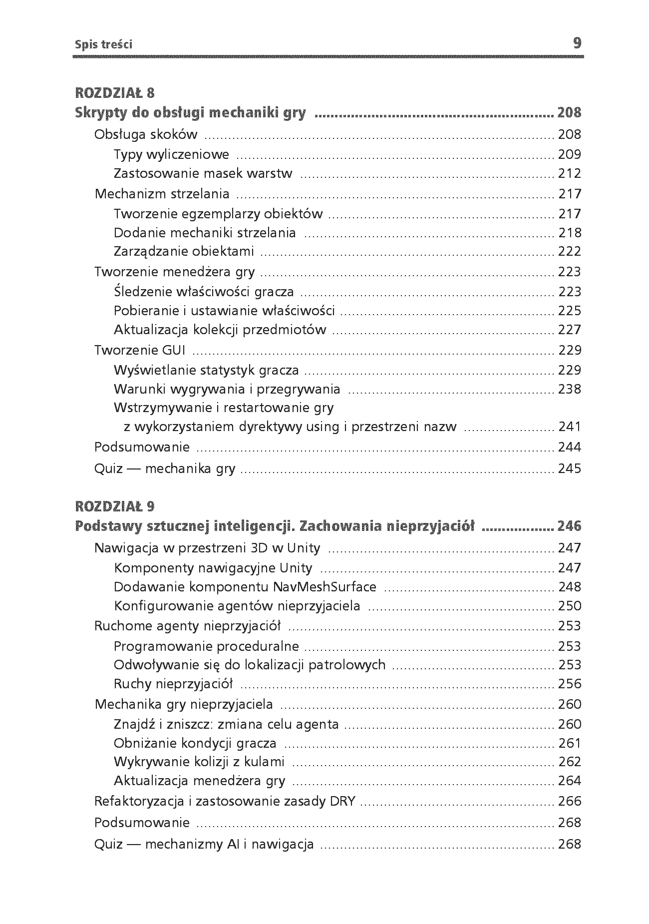 Fragment „Stwórz grę w Unity, a nauczysz się programowania w C#! Pisanie kodu, które sprawia radość. Wydanie VIII” — strona 7 z 30