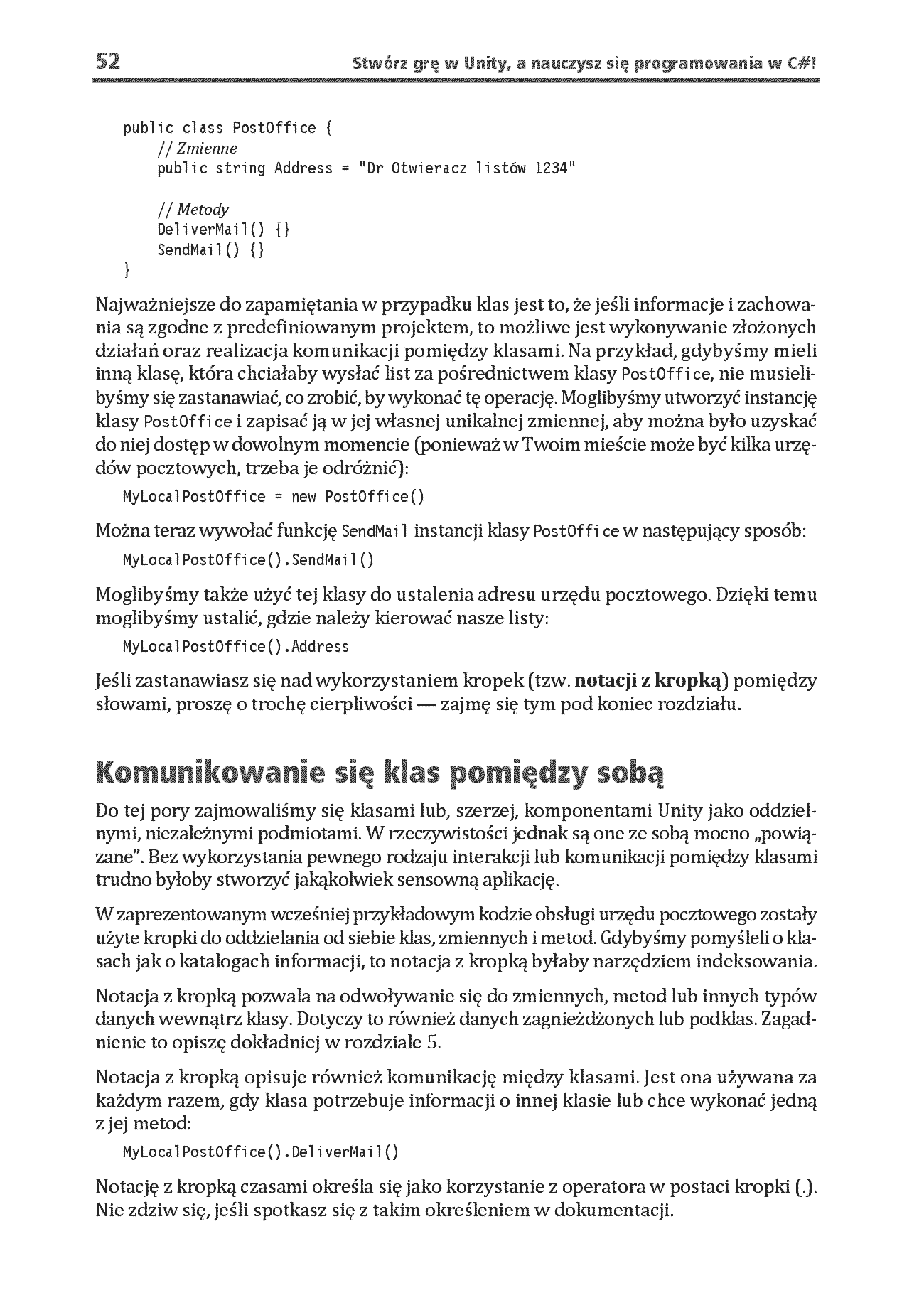Fragment „Stwórz grę w Unity, a nauczysz się programowania w C#! Pisanie kodu, które sprawia radość. Wydanie VIII” — strona 24 z 30