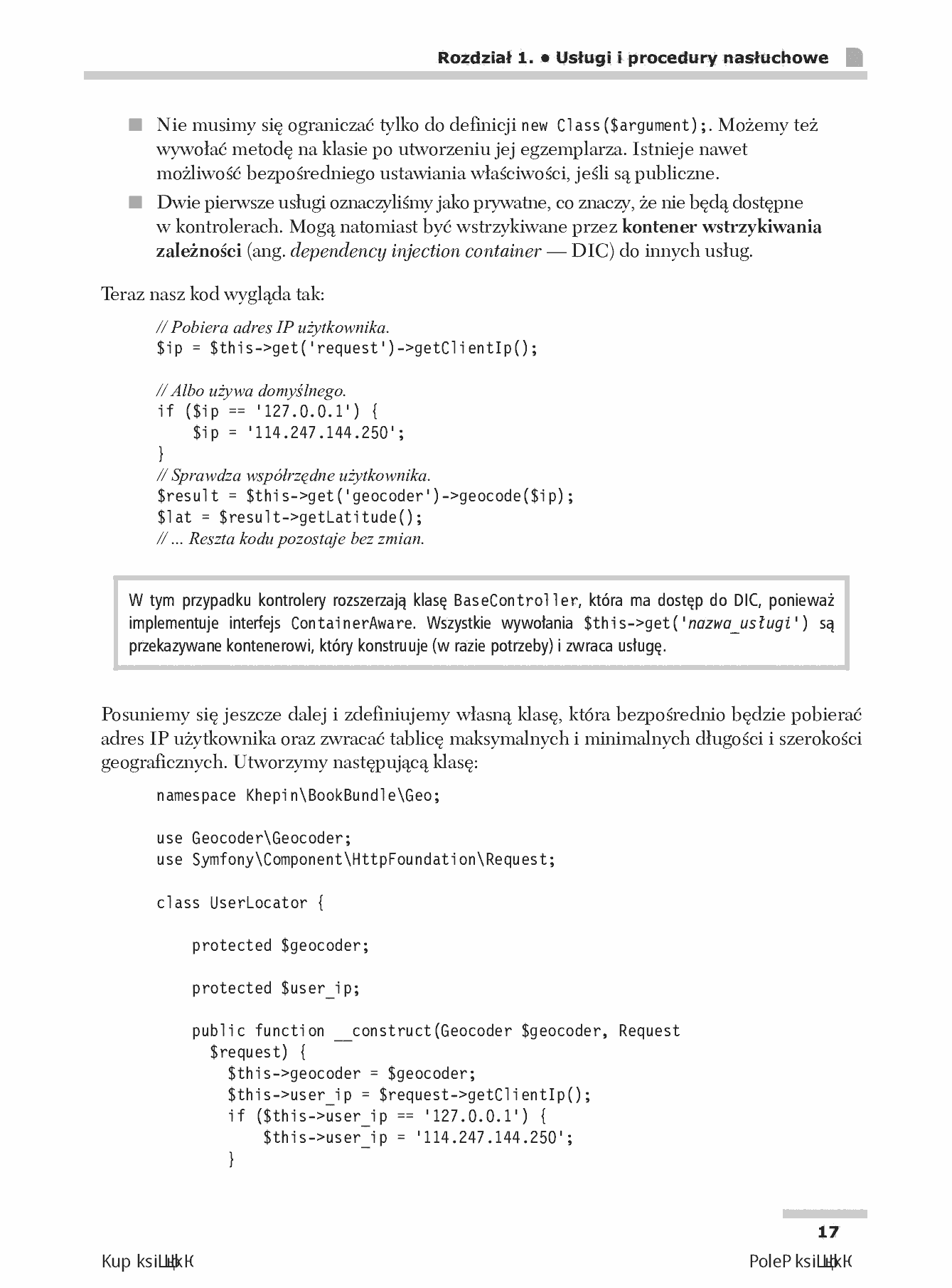 Fragment „Symfony2. Rozbudowa frameworka” — strona 9 z 30