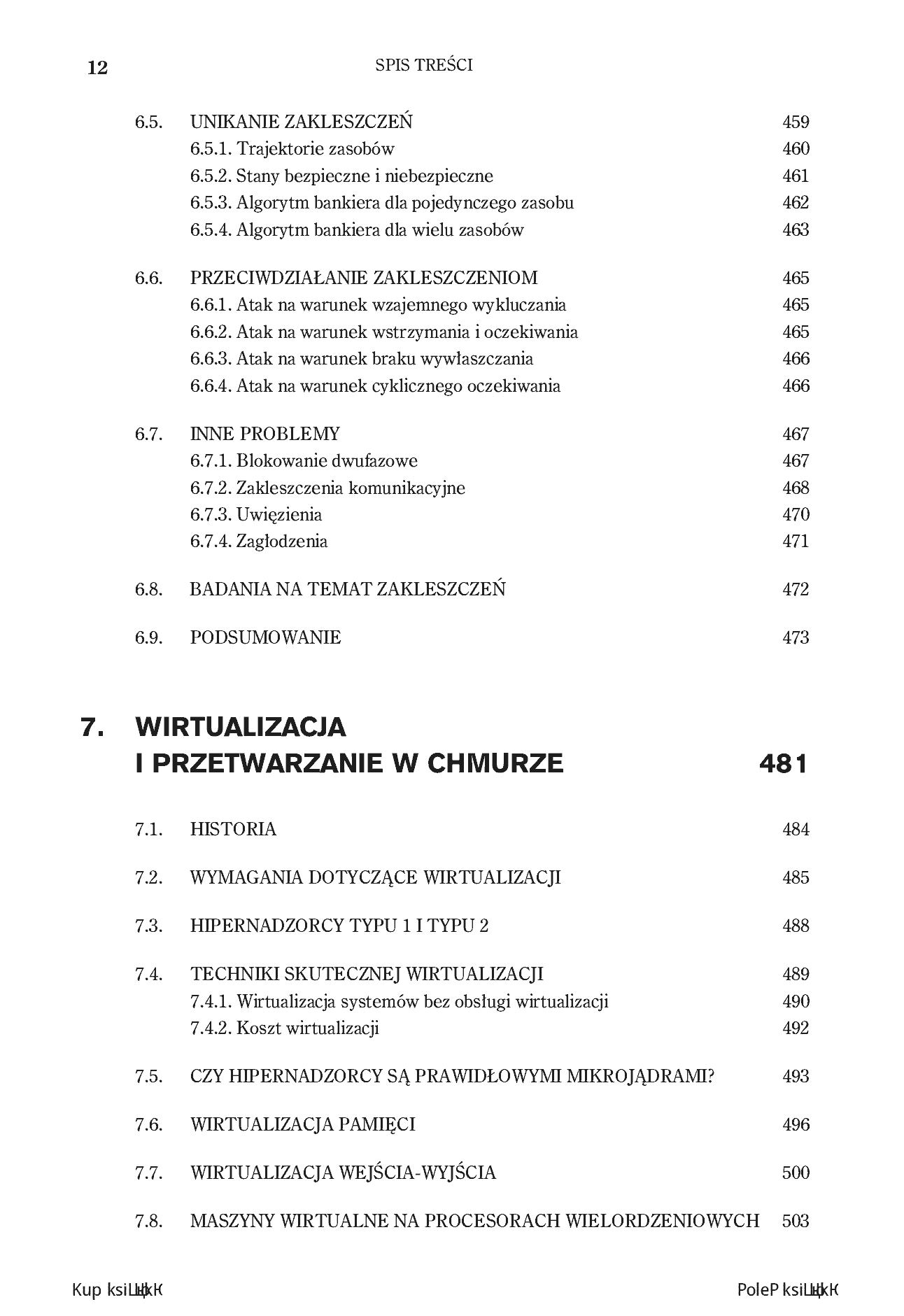 Fragment „Systemy operacyjne. Wydanie V” — strona 10 z 30