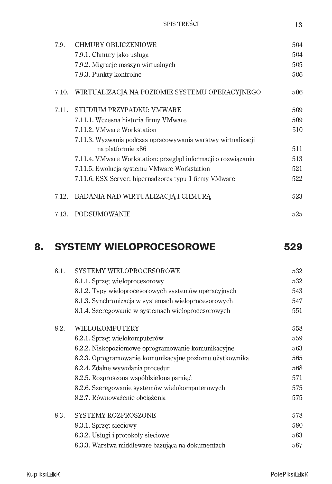 Fragment „Systemy operacyjne. Wydanie V” — strona 11 z 30