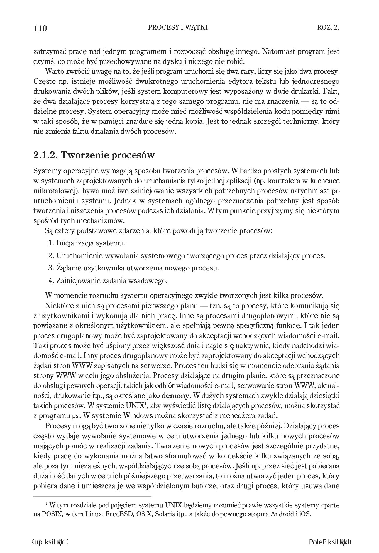 Fragment „Systemy operacyjne. Wydanie V” — strona 22 z 30