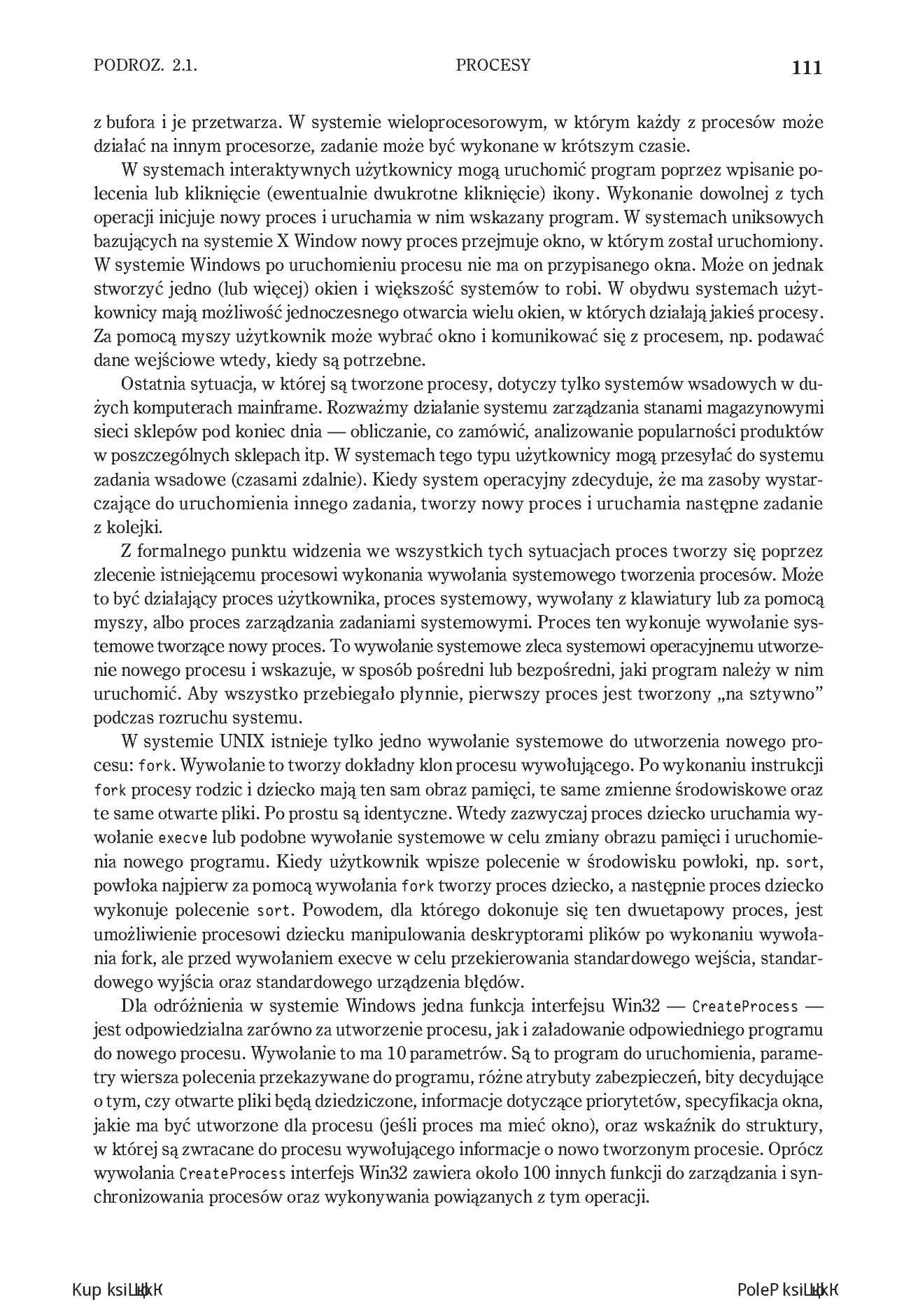 Fragment „Systemy operacyjne. Wydanie V” — strona 23 z 30
