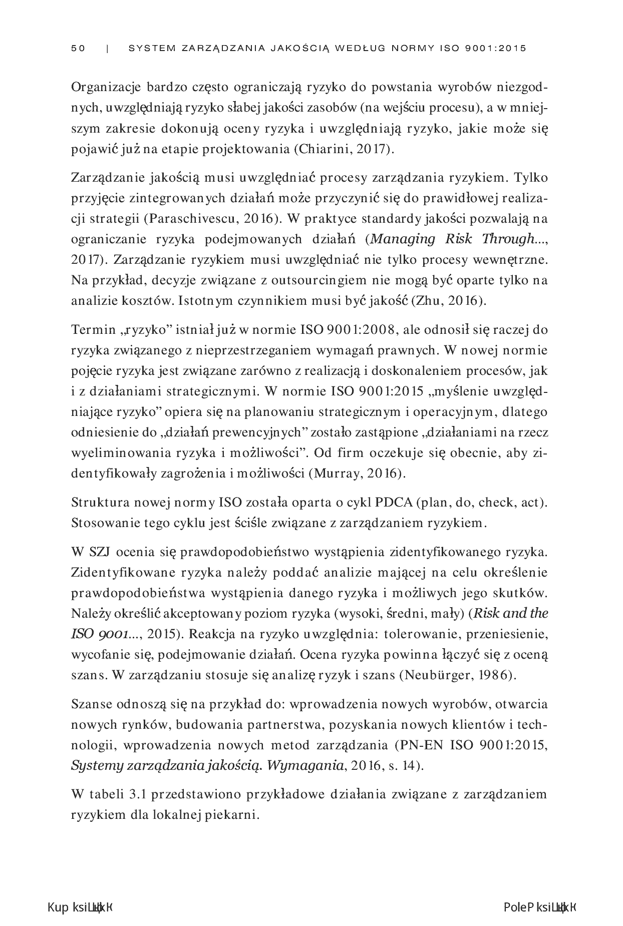 Fragment „System zarządzania jakością według normy ISO 9001:2015” — strona 6 z 20