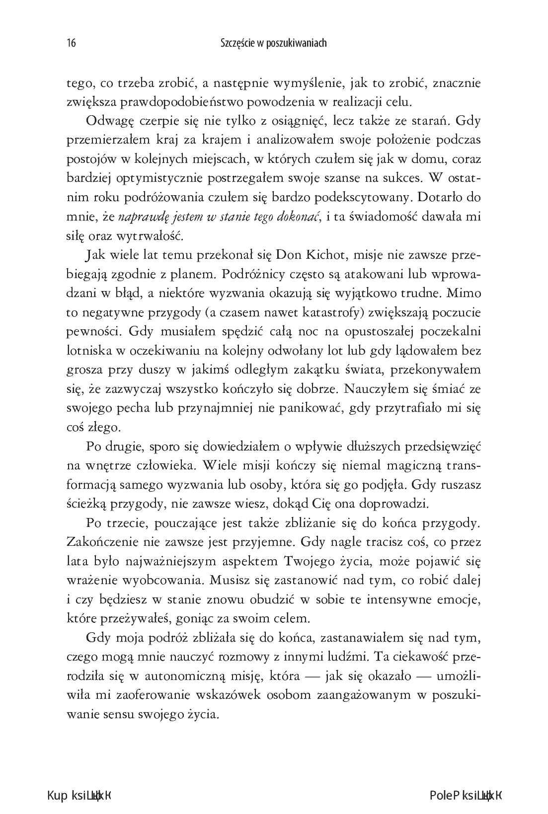 Fragment „Szczęście w poszukiwaniach. Znajdź cel, który nada sens Twojemu życiu” — strona 14 z 16