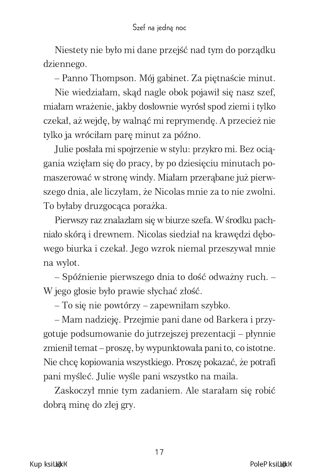 Fragment „Szef na jedną noc” — strona 15 z 30