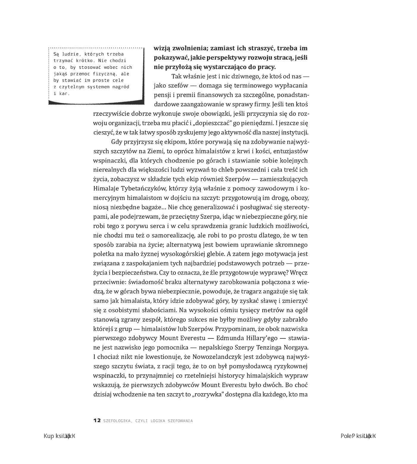 Fragment „Szefologika, czyli logika szefowania. Wydanie 2 rozszerzone” — strona 10 z 18