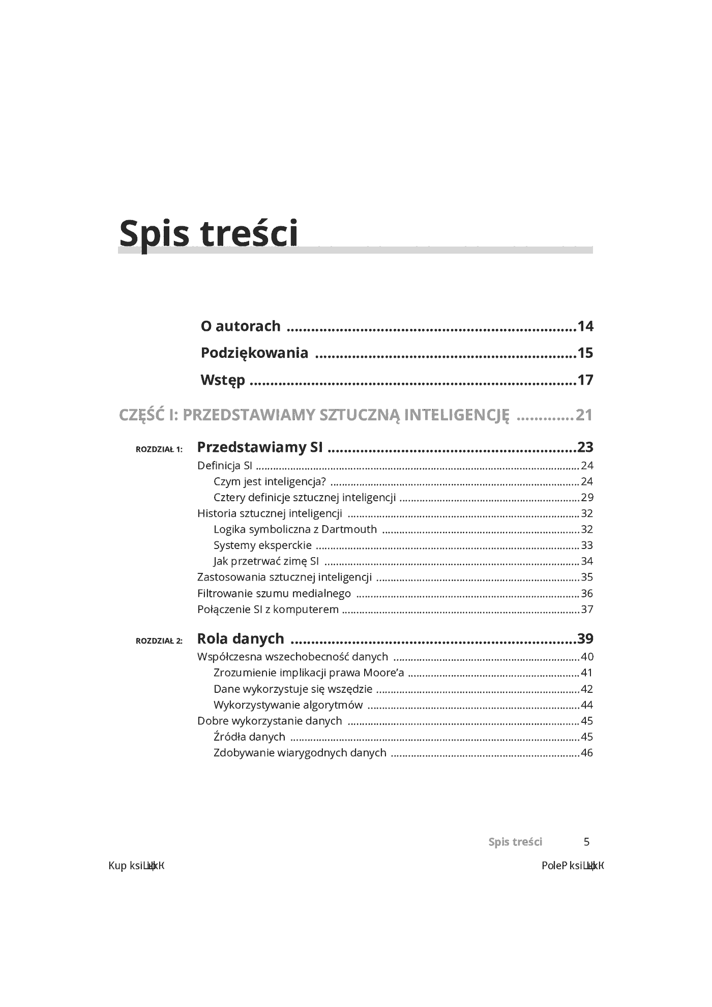 Fragment „Sztuczna inteligencja dla bystrzaków” — strona 3 z 30
