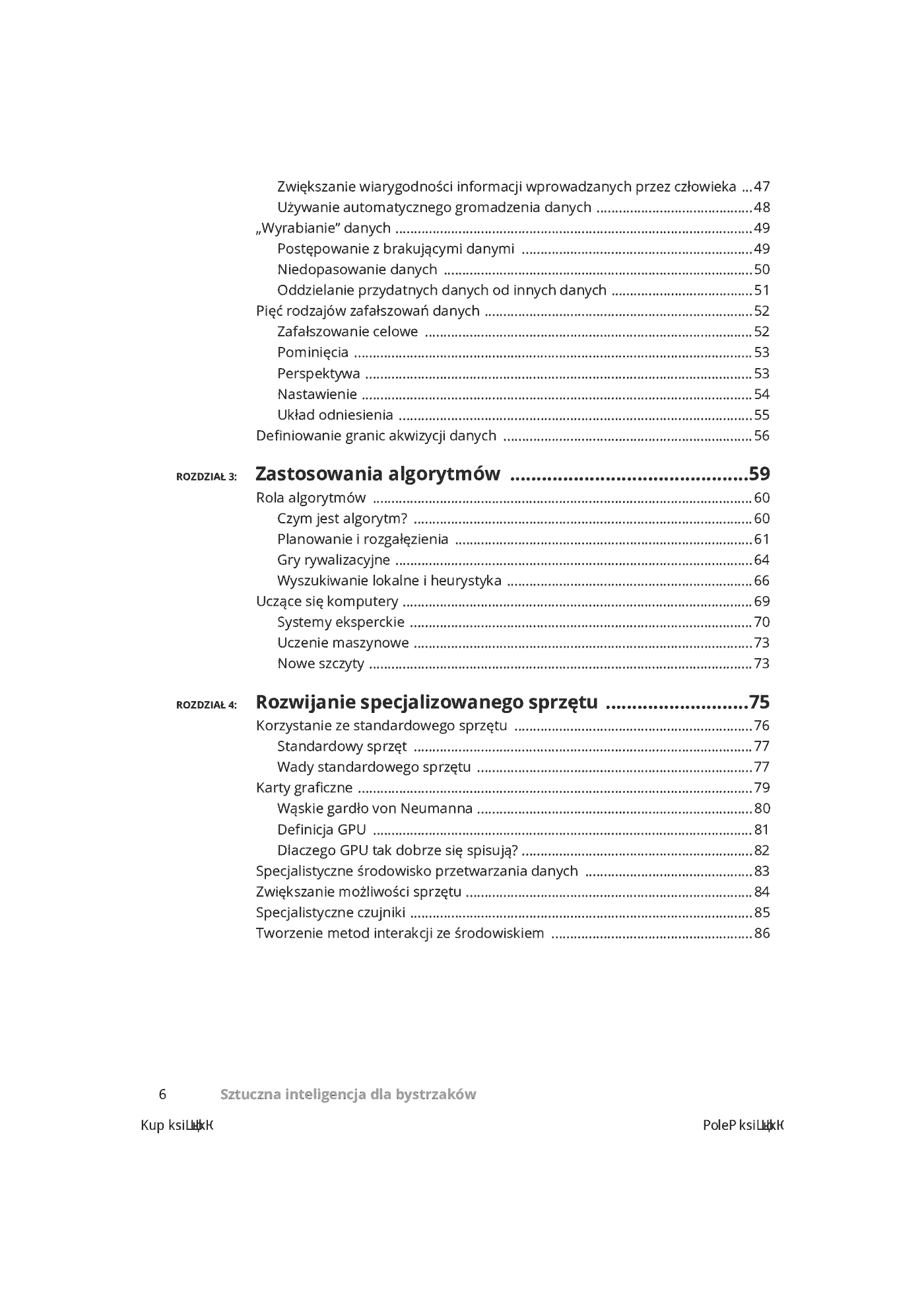 Fragment „Sztuczna inteligencja dla bystrzaków” — strona 4 z 30