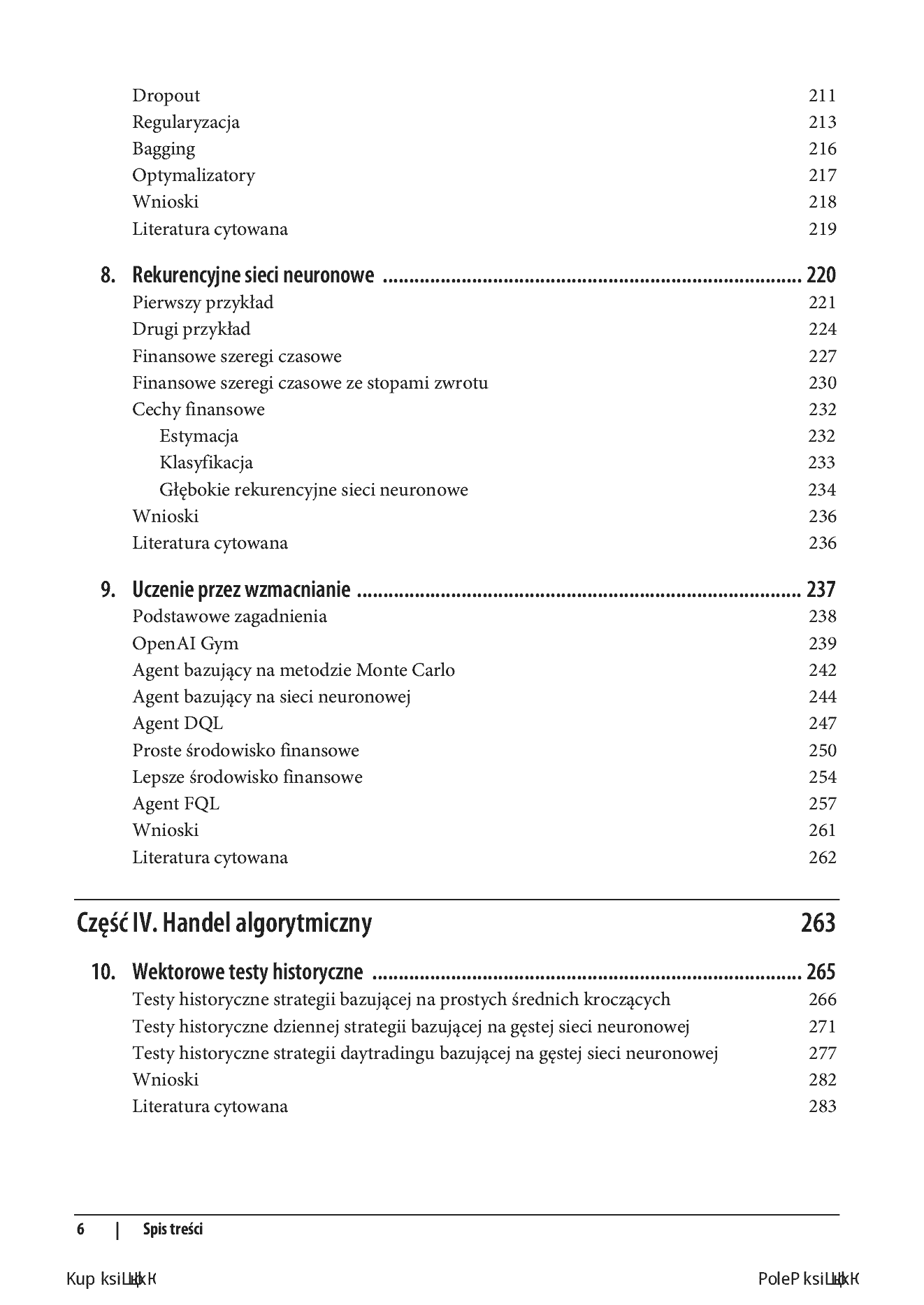 Fragment „Sztuczna inteligencja w finansach. Używaj języka Python do projektowania i wdrażania algorytmów AI” — strona 6 z 30