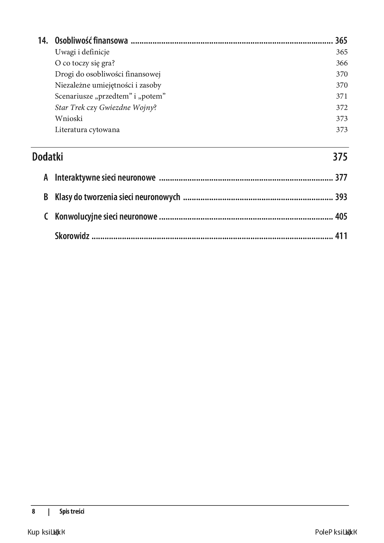 Fragment „Sztuczna inteligencja w finansach. Używaj języka Python do projektowania i wdrażania algorytmów AI” — strona 8 z 30