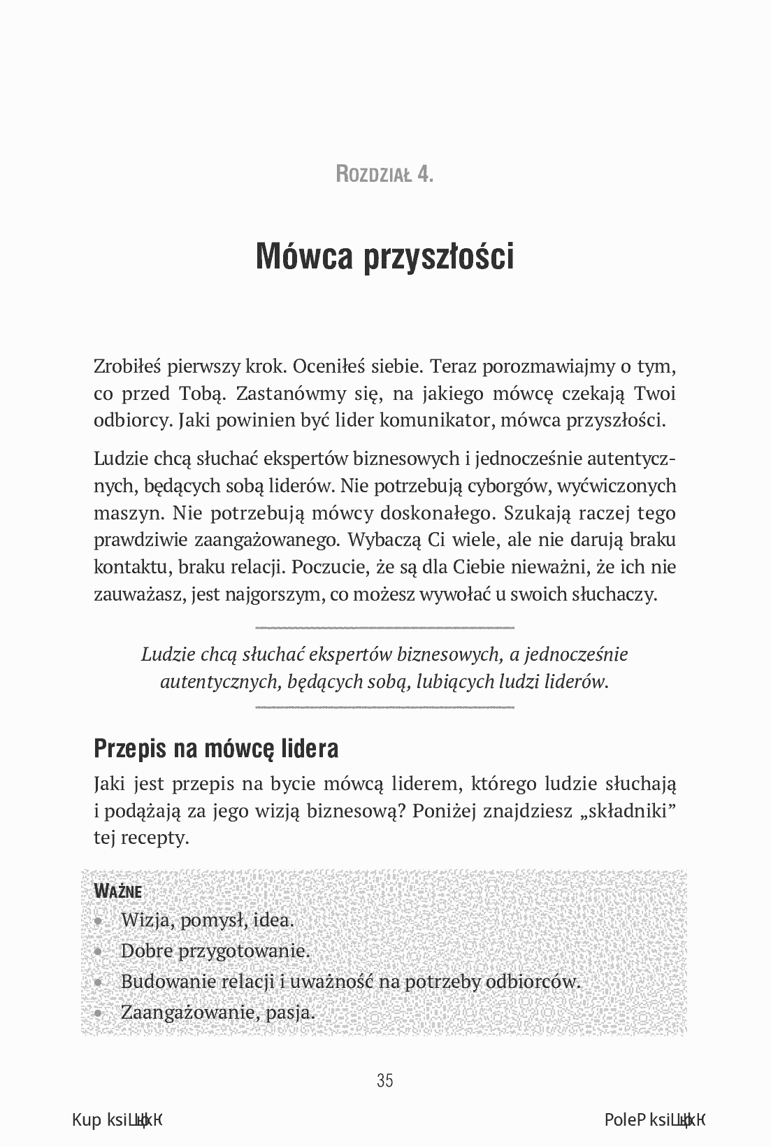 Fragment „Szkoła Mówców. Myśl i prezentuj inaczej niż wszyscy” — strona 7 z 22