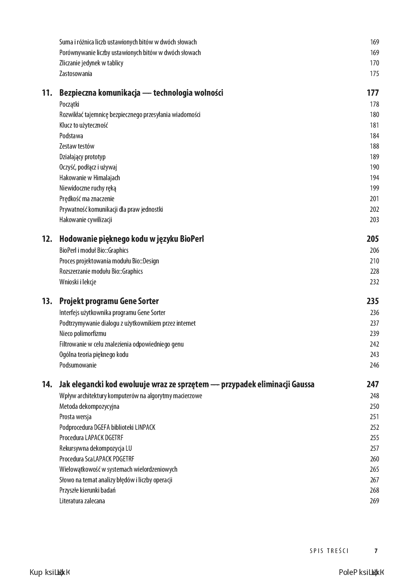 Fragment „Piękny kod. Tajemnice mistrzów programowania” — strona 5 z 30