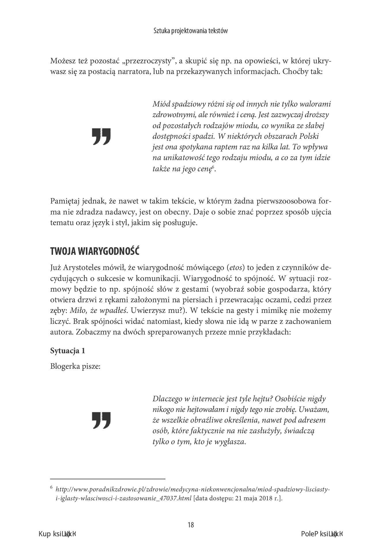 Fragment „Sztuka projektowania tekstów. Jak tworzyć treści, które podbiją internet” — strona 16 z 22
