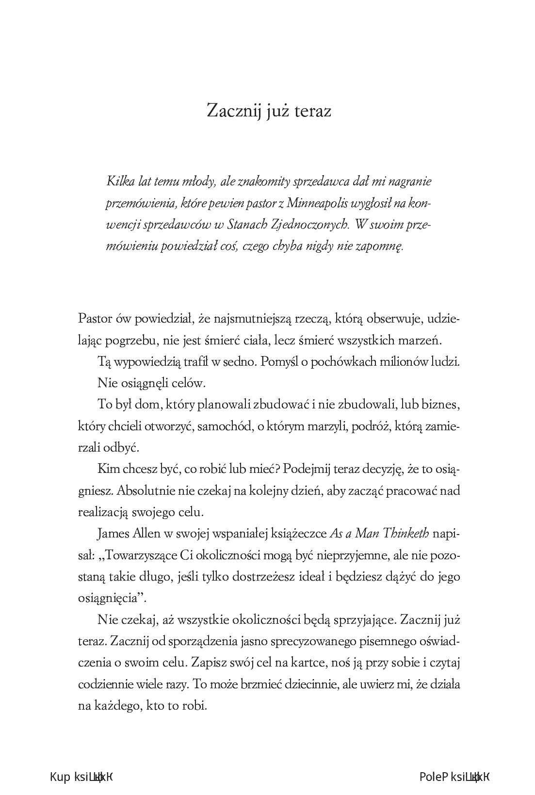 Fragment „Sztuka rozwoju osobistego. Poznaj zasady najlepszego nauczyciela dobrobytu w Ameryce” — strona 17 z 20