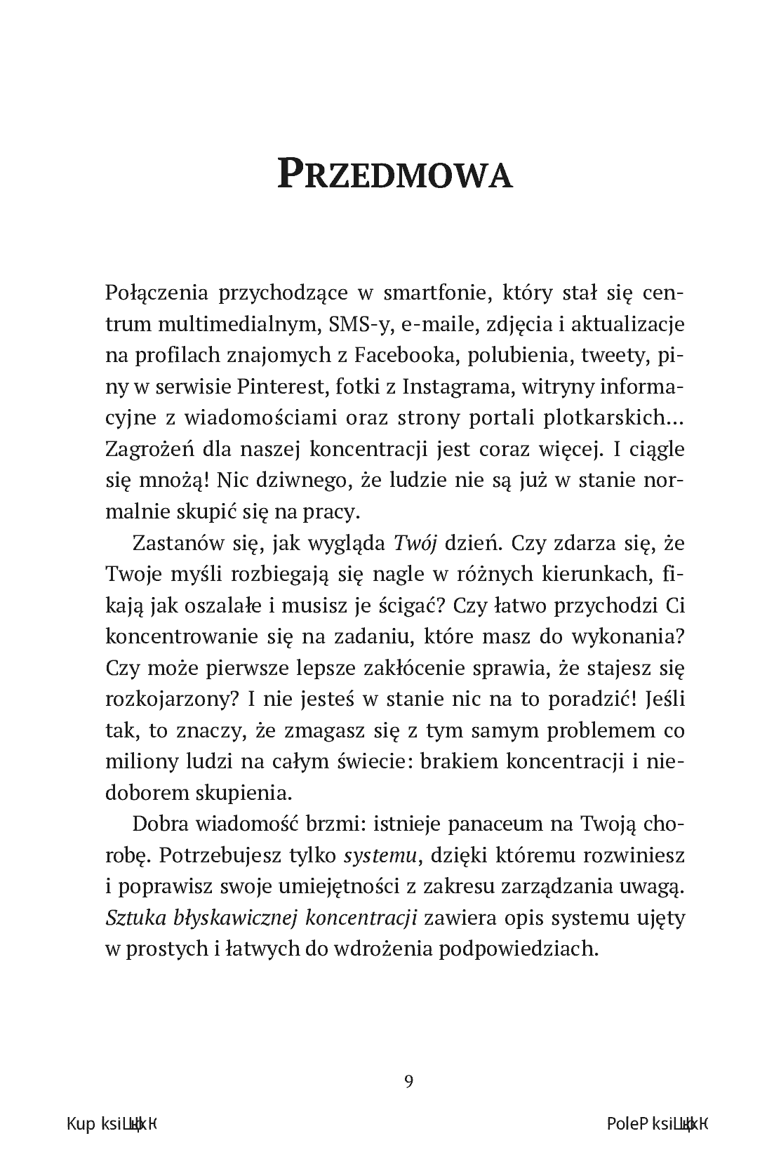Fragment „Sztuka błyskawicznej koncentracji. Mistrzostwo w zarządzaniu uwagą” — strona 7 z 14