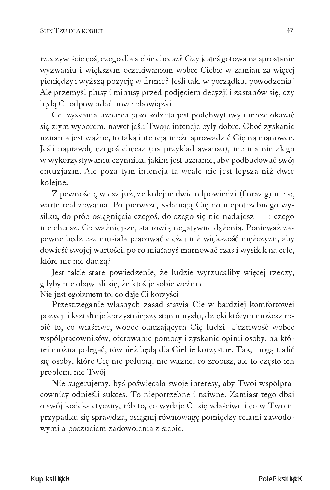 Fragment „Sztuka wojny dla kobiet. Jak wygrywać bez walki” — strona 9 z 24