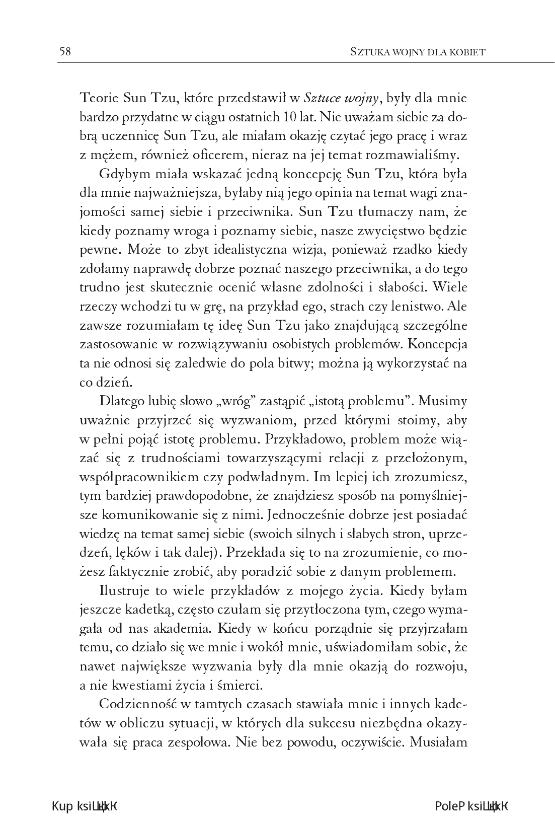 Fragment „Sztuka wojny dla kobiet. Jak wygrywać bez walki” — strona 20 z 24