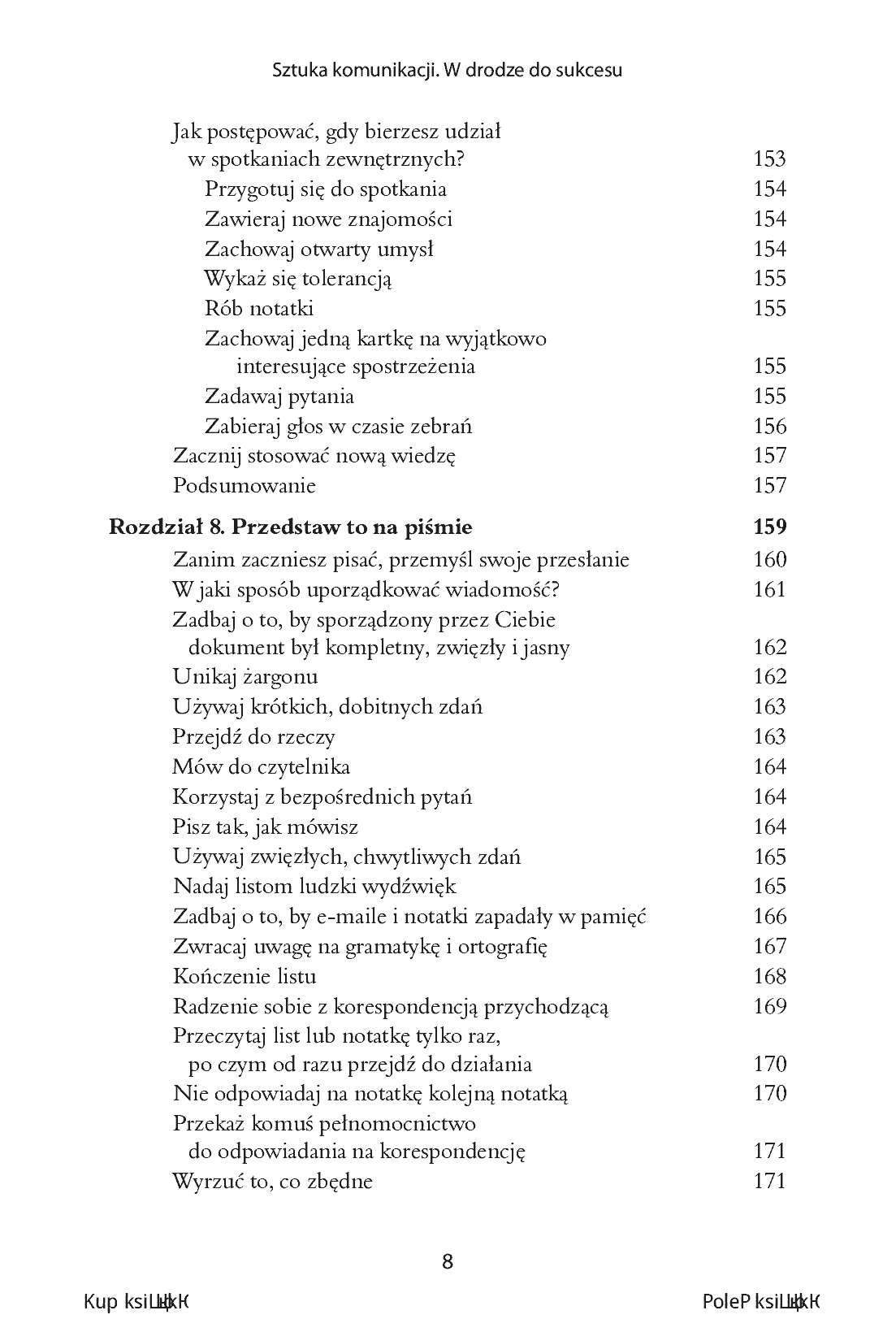Fragment „Sztuka komunikacji. W drodze do sukcesu” — strona 8 z 30