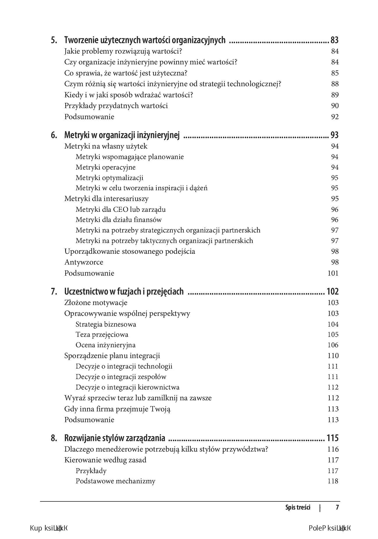 Fragment „Sztuka przywództwa technicznego. Jak zostać skutecznym dyrektorem inżynierii” — strona 5 z 26