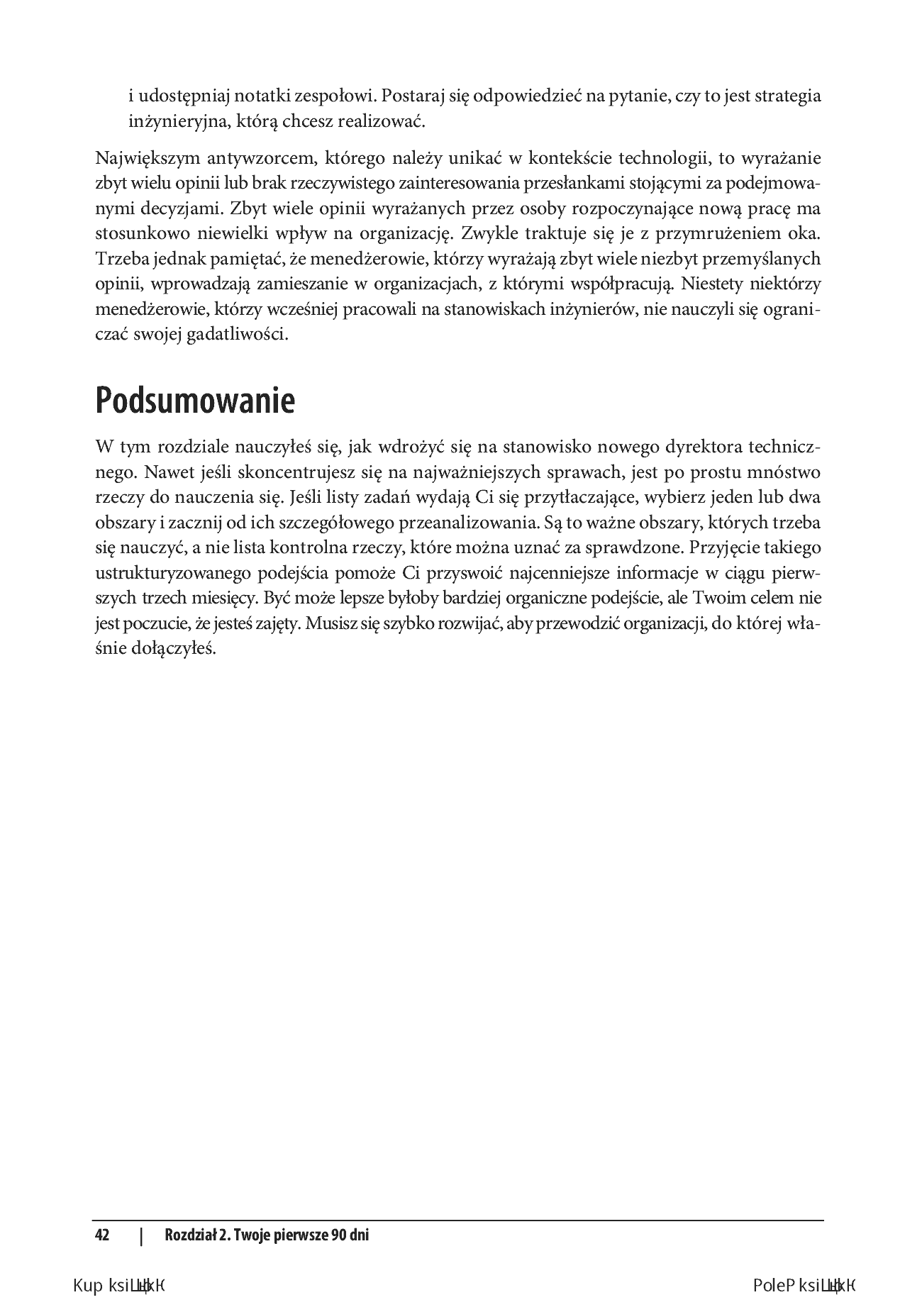 Fragment „Sztuka przywództwa technicznego. Jak zostać skutecznym dyrektorem inżynierii” — strona 24 z 26