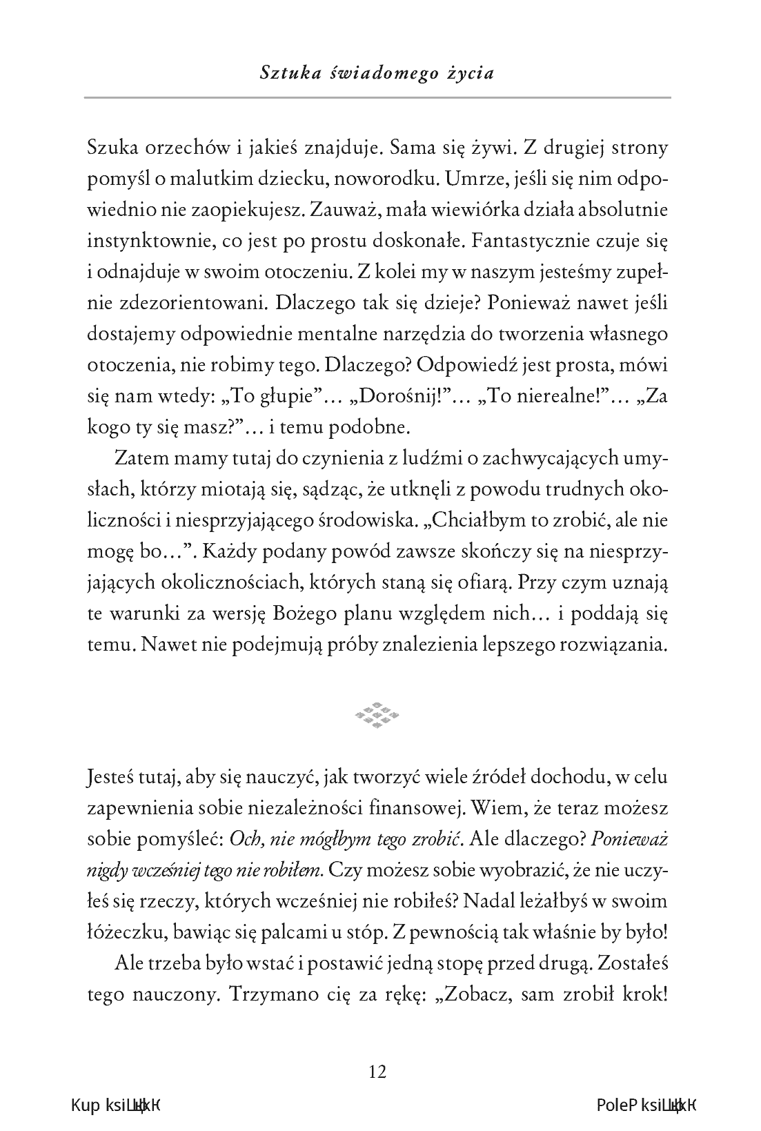 Fragment „Sztuka świadomego życia” — strona 8 z 14