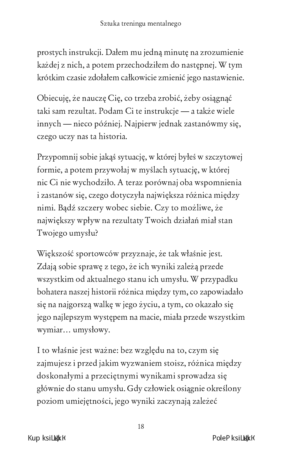 Fragment „Sztuka treningu mentalnego. Jak osiągnąć maksimum możliwości” — strona 8 z 12