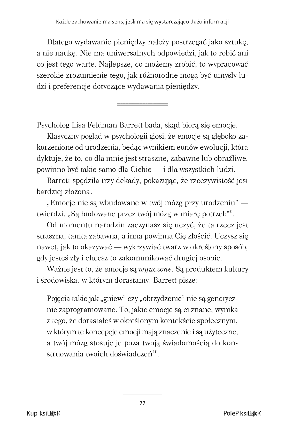 Fragment „Sztuka wydawania pieniędzy. Proste sposoby na pełniejsze życie” — strona 21 z 28