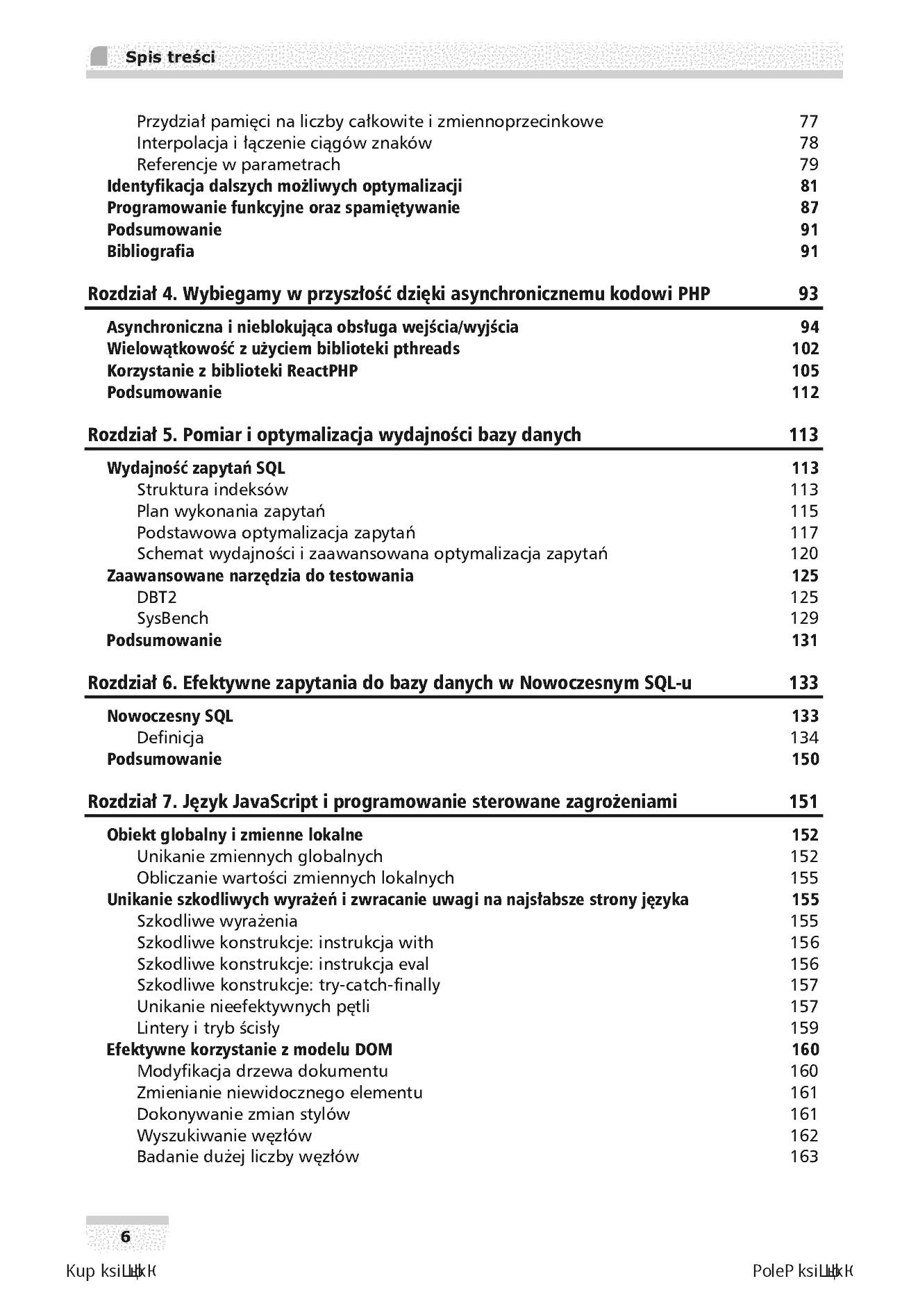 Fragment „Szybsza Sieć z językami PHP, MySQL i JavaScript. Zaawansowane aplikacje z wykorzystaniem najnowszych technologii” — strona 4 z 30