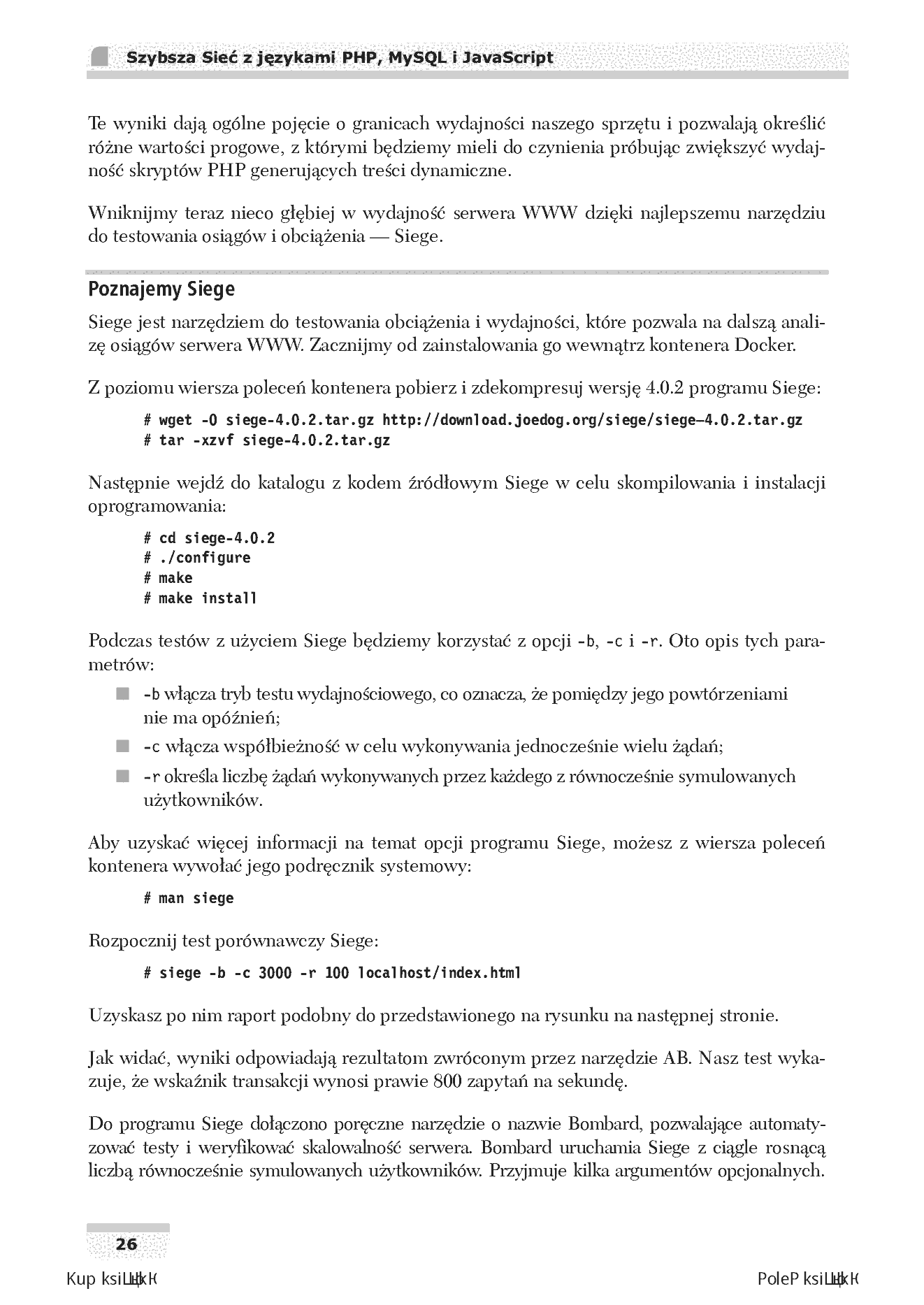 Fragment „Szybsza Sieć z językami PHP, MySQL i JavaScript. Zaawansowane aplikacje z wykorzystaniem najnowszych technologii” — strona 16 z 30