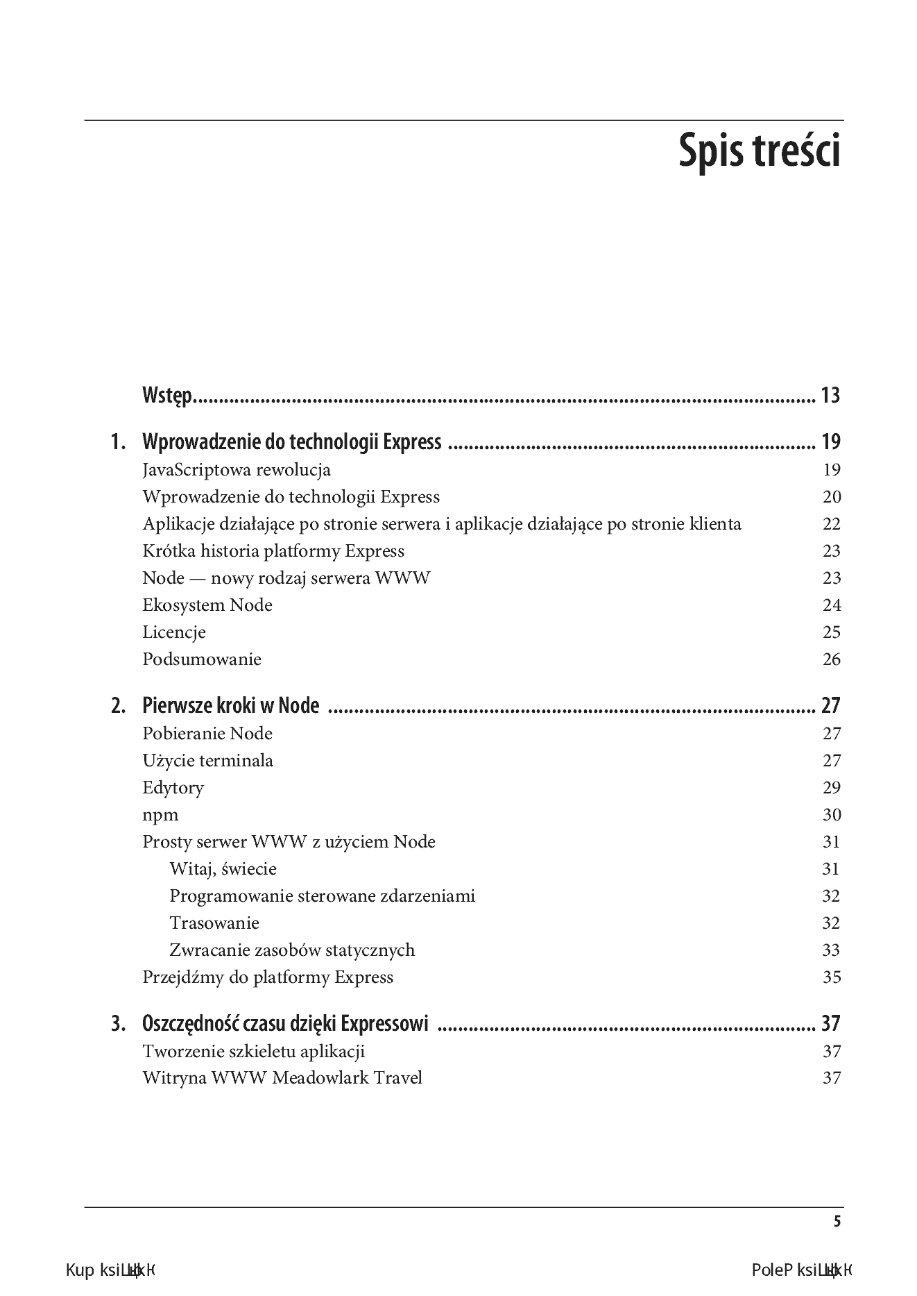 Fragment „Tworzenie aplikacji internetowych z użyciem Node i Express. Korzystanie ze stosu JavaScript. Wydanie II” — strona 3 z 22