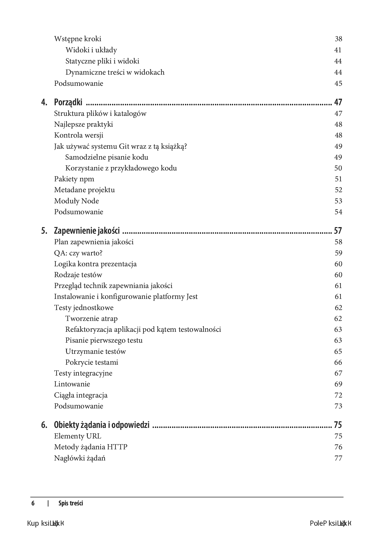 Fragment „Tworzenie aplikacji internetowych z użyciem Node i Express. Korzystanie ze stosu JavaScript. Wydanie II” — strona 4 z 22
