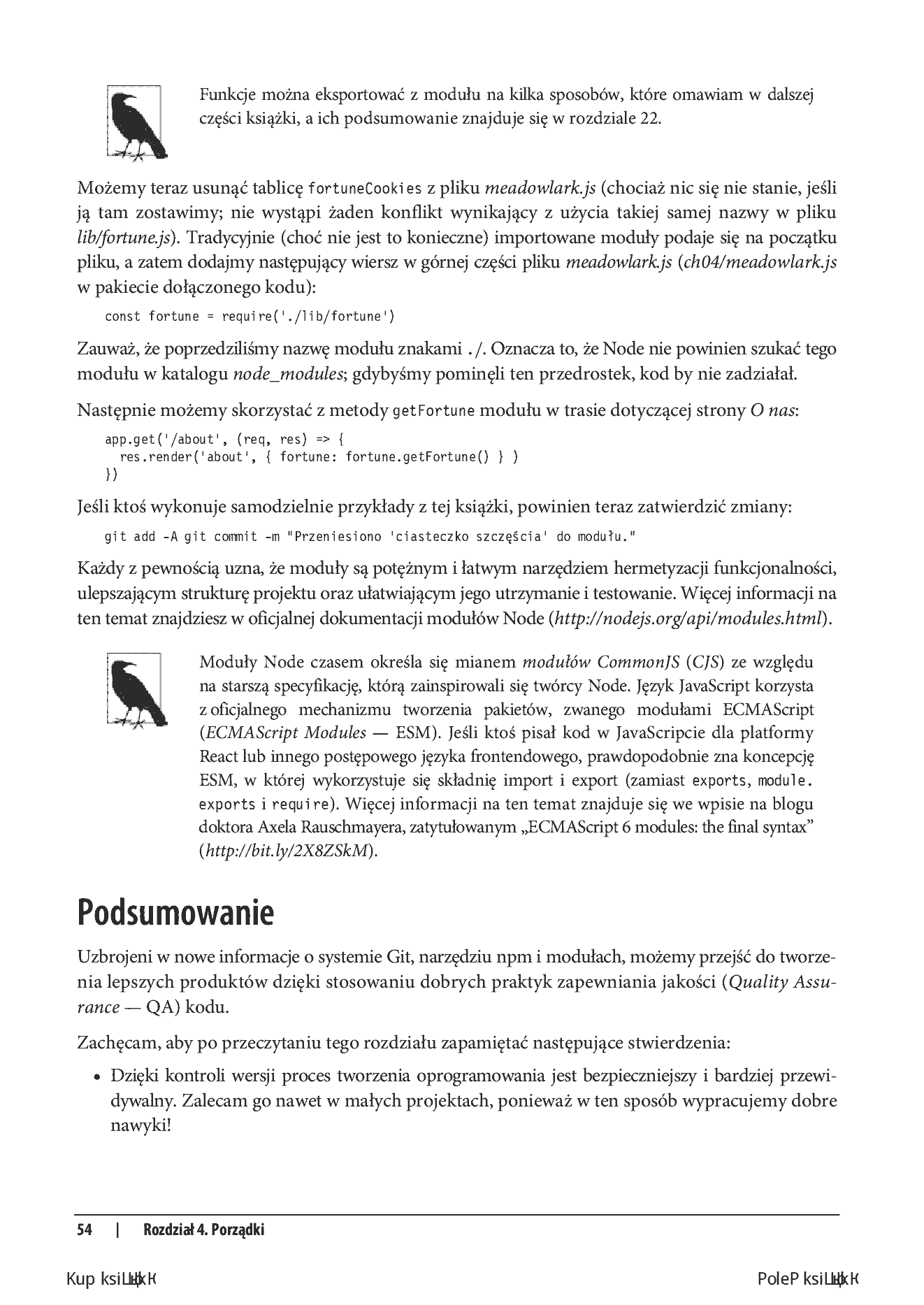 Fragment „Tworzenie aplikacji internetowych z użyciem Node i Express. Korzystanie ze stosu JavaScript. Wydanie II” — strona 18 z 22