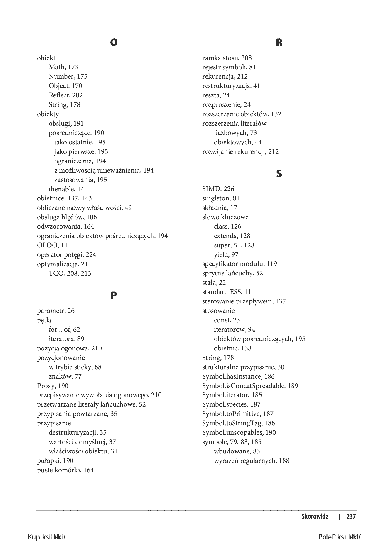 Fragment „Tajniki języka JavaScript. ECMAScript 6 i dalej” — strona 21 z 24