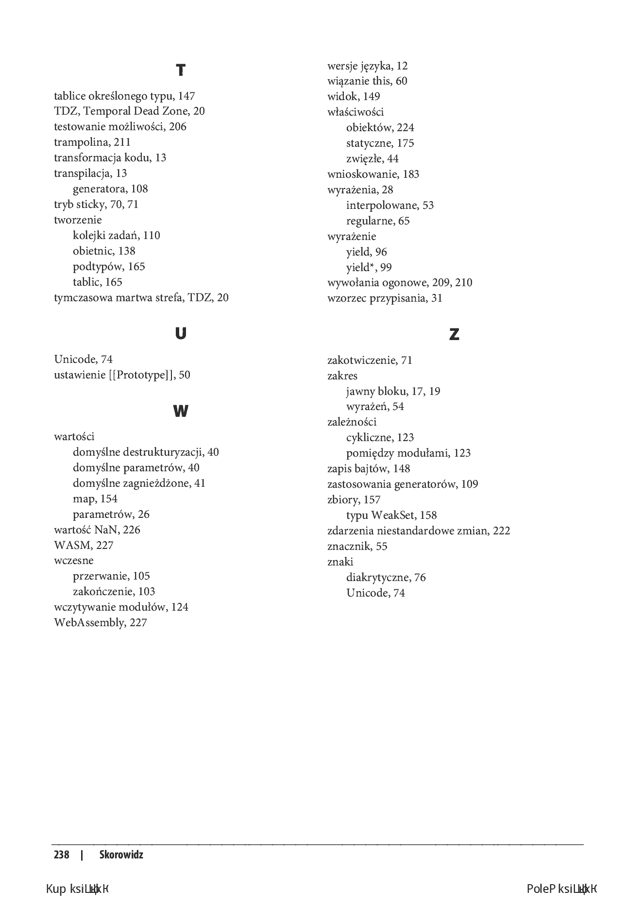 Fragment „Tajniki języka JavaScript. ECMAScript 6 i dalej” — strona 22 z 24