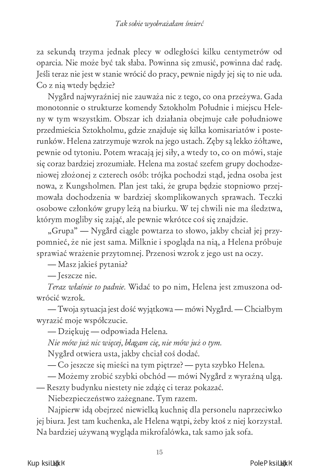 Fragment „Tak sobie wyobrażałam śmierć” — strona 9 z 14
