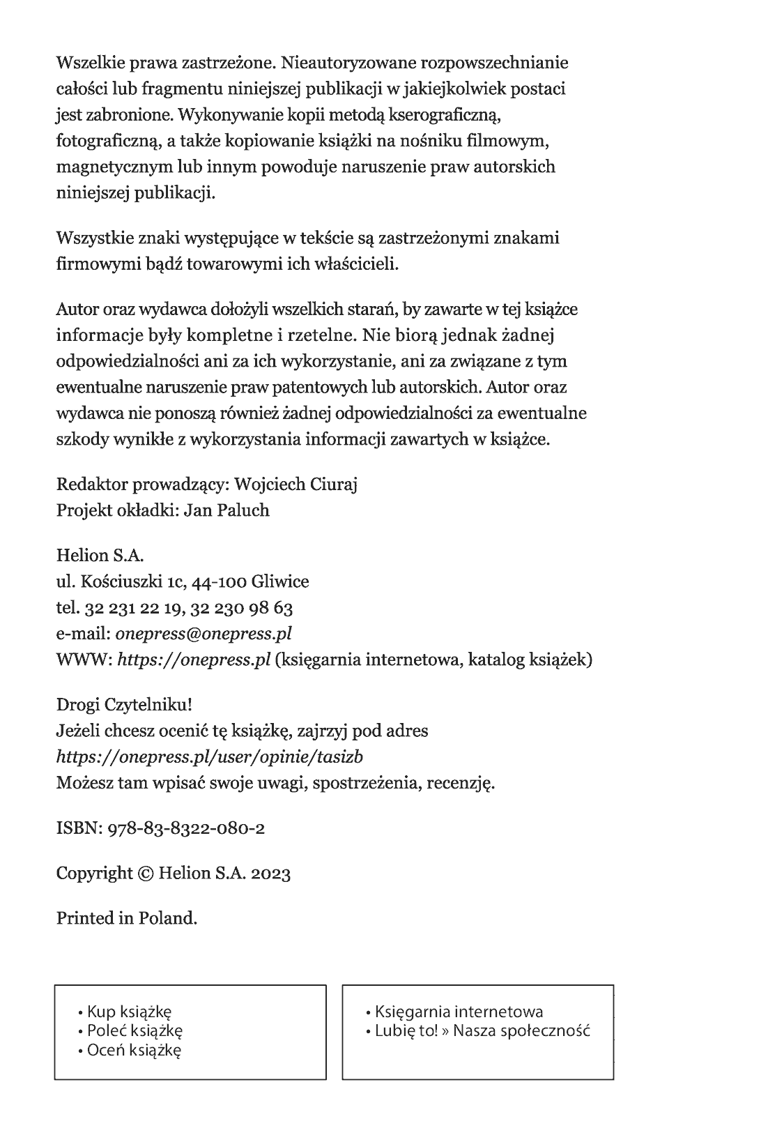 Fragment „Taktyki sił zbrojnych w życiu i biznesie. Skuteczność - reputacja - wpływ” — strona 2 z 26