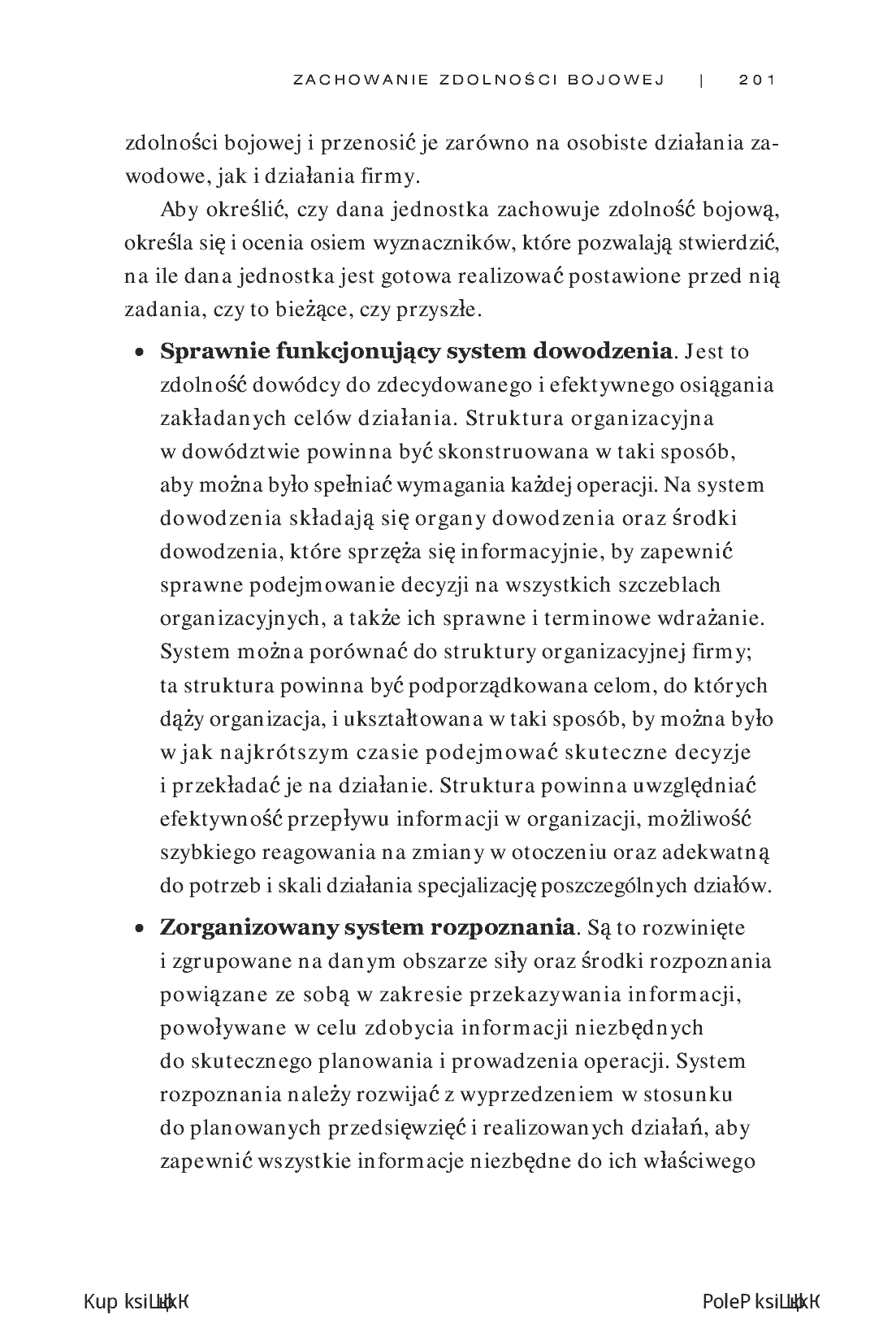 Fragment „Taktyki sił zbrojnych w życiu i biznesie. Skuteczność - reputacja - wpływ” — strona 7 z 26