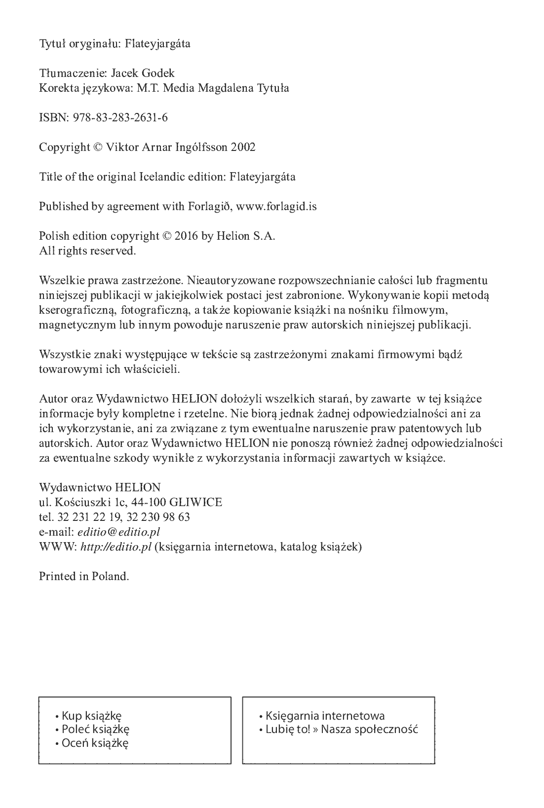 Fragment „Tajemnica wyspy Flatey” — strona 2 z 14