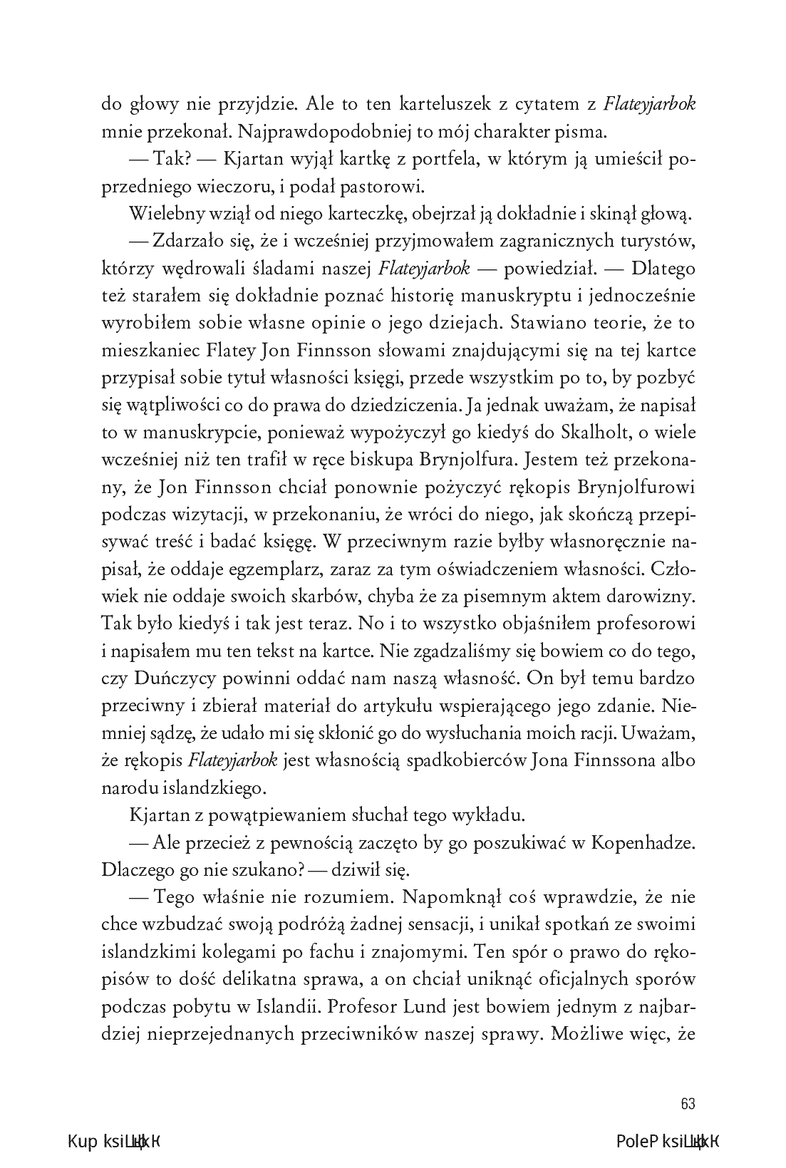 Fragment „Tajemnica wyspy Flatey” — strona 8 z 14