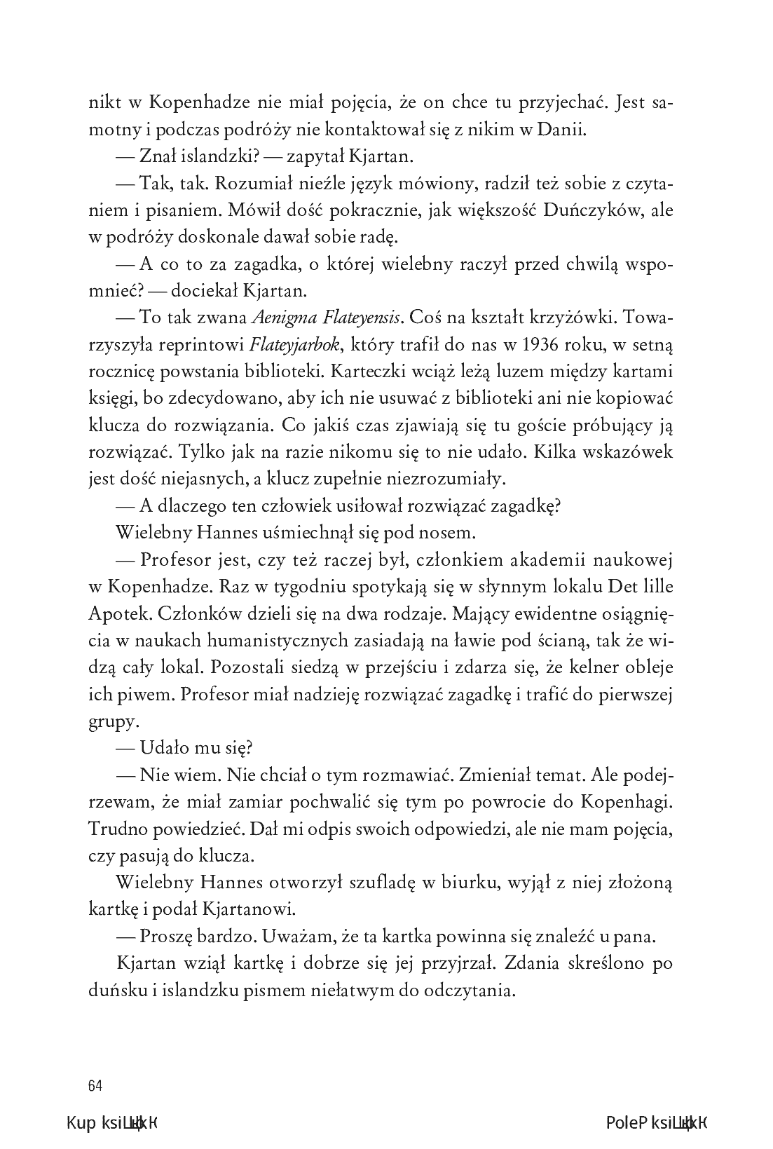 Fragment „Tajemnica wyspy Flatey” — strona 9 z 14