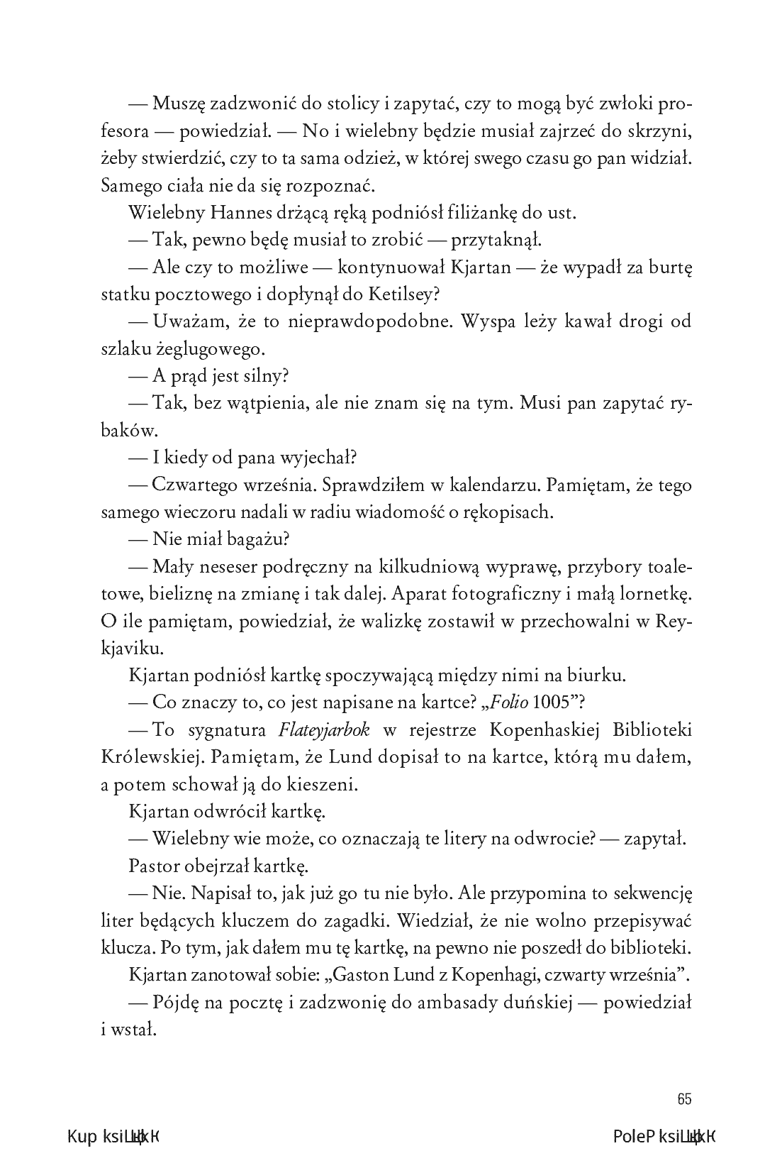Fragment „Tajemnica wyspy Flatey” — strona 10 z 14