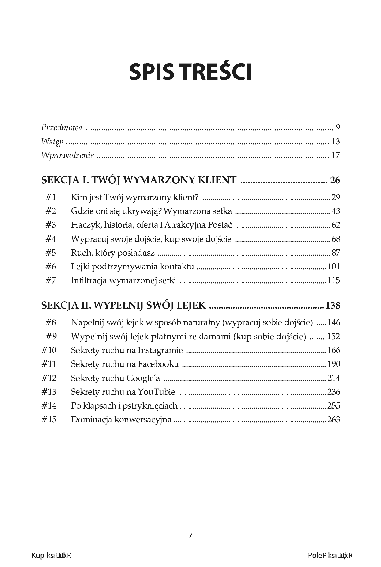 Fragment „Tajniki zwiększania ruchu. Sekretny podręcznik napełniania lejków sprzedażowych najlepszymi klientami” — strona 3 z 26