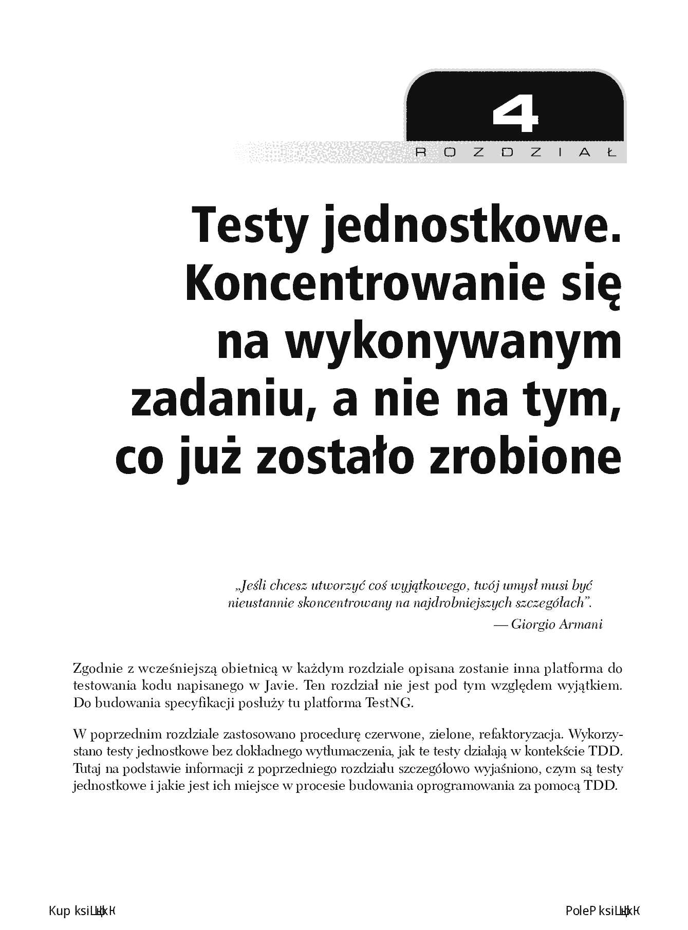 Fragment „TDD. Programowanie w Javie sterowane testami” — strona 9 z 30