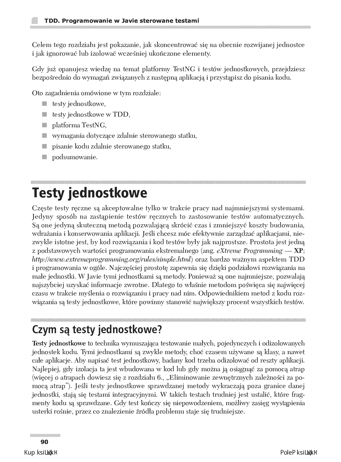 Fragment „TDD. Programowanie w Javie sterowane testami” — strona 10 z 30